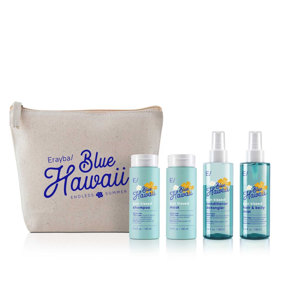 BLUE HAWAII limited edition travel size set 4x100ml