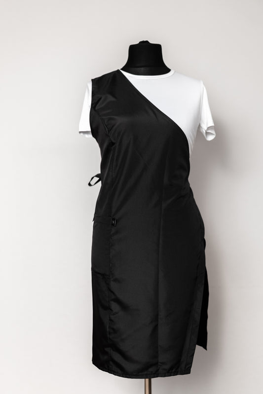 Asimetrisks friziera tērps ar kabatu